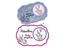 Stickdatei ITH - MugRug Girls "Pissnelken blühen ganzjährig"